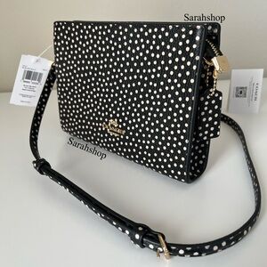 ✅Coach Slim Crossbody Bag With Spot Print